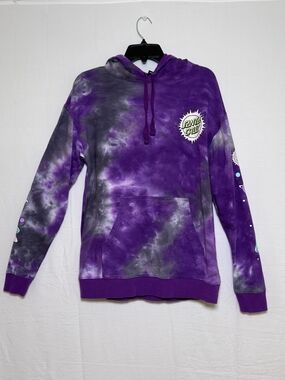 Santa Cruz Skateboards Purple Tie-Dye Logo Hoodie
